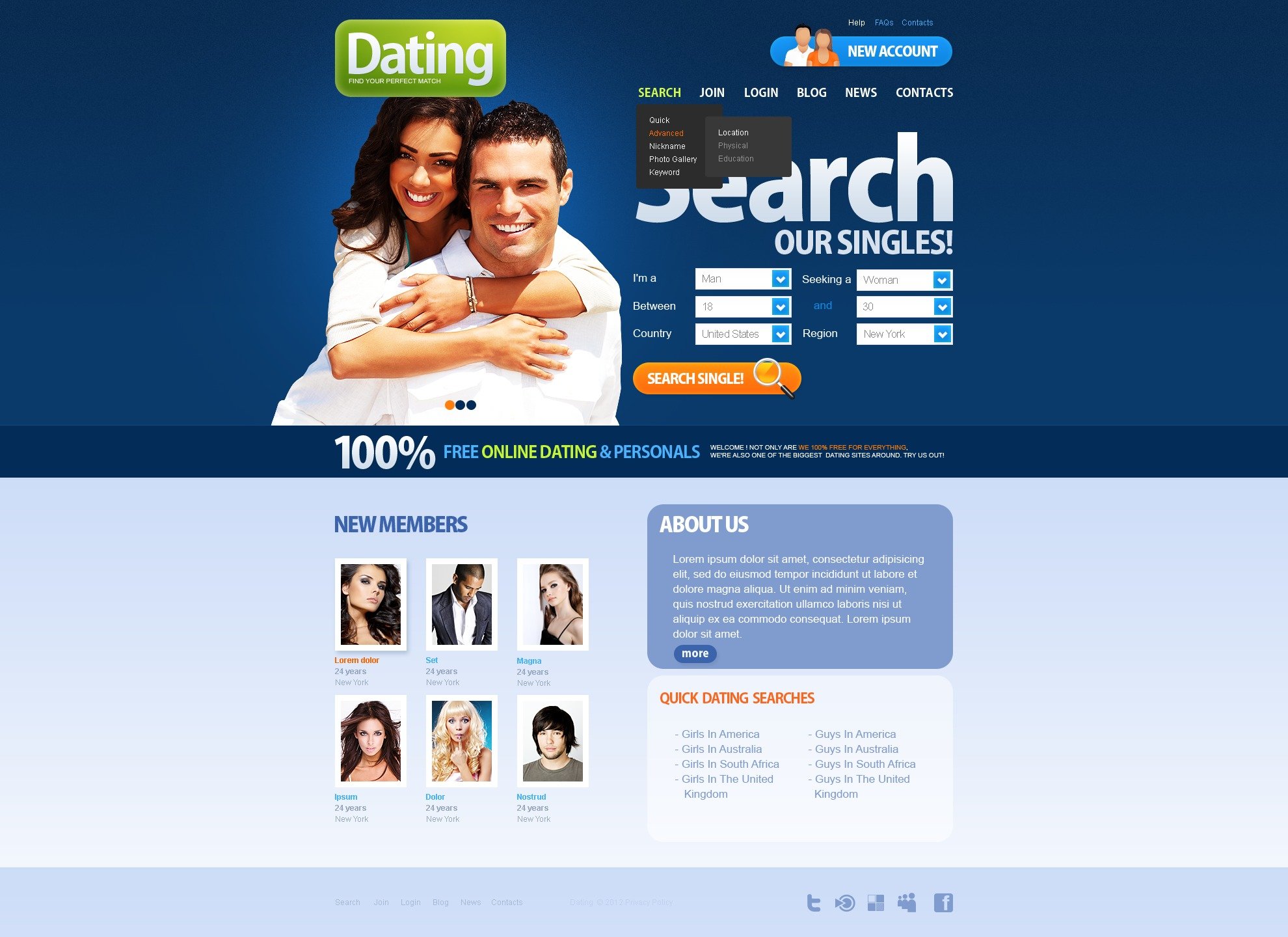 Online-kostenlose Dating-Seite in usa