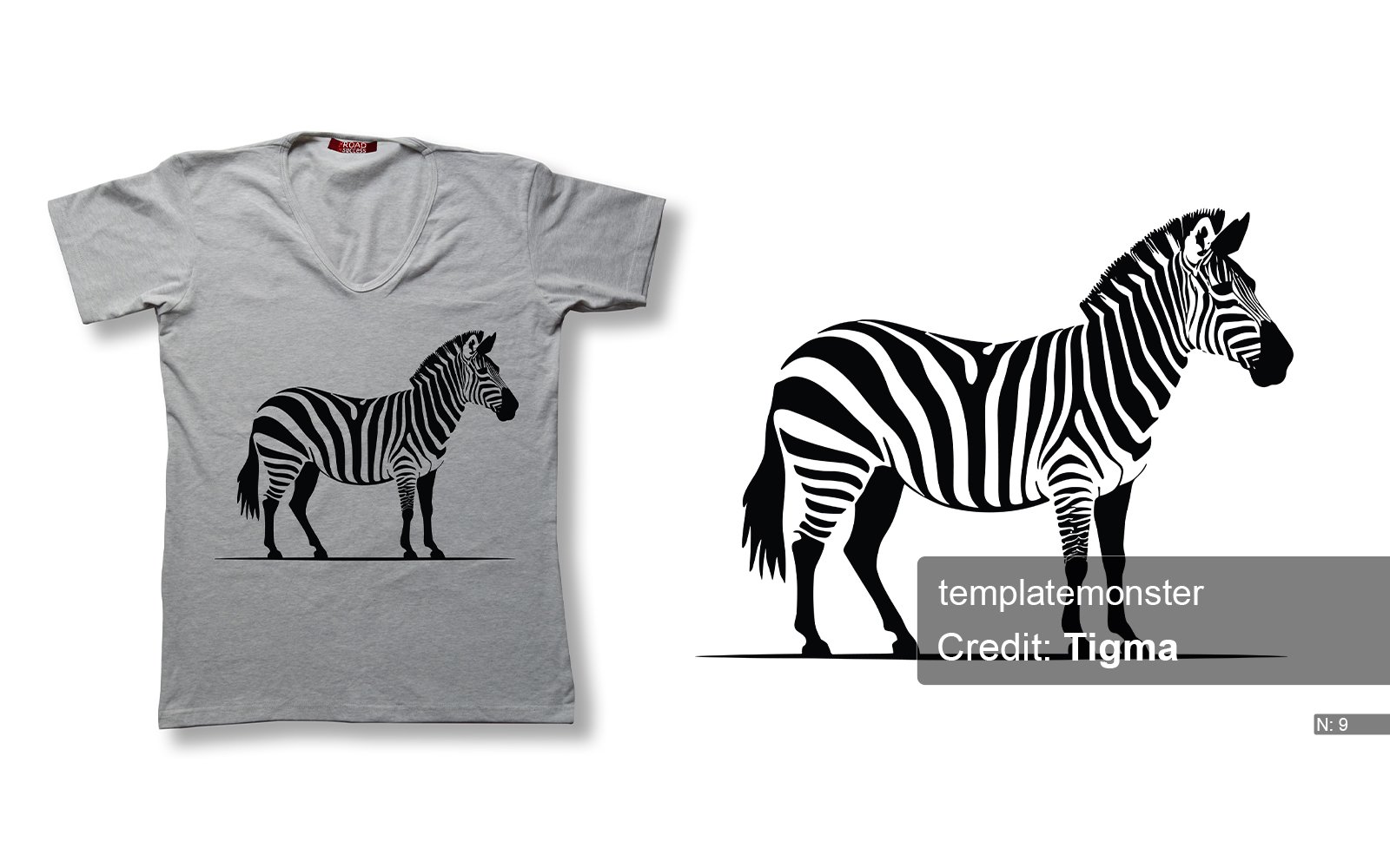 Kit Graphique #380049 Zebra Animal Divers Modles Web - Logo template Preview