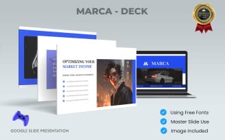 Marca Deck Google Slide Presentation Template