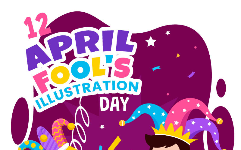 12 Happy April Fools Day Illustration