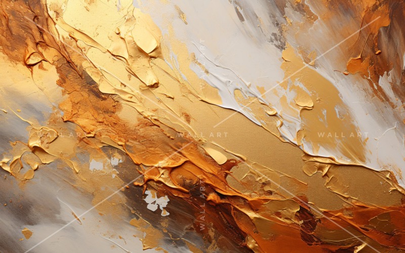 Abstract Art Golden Foil Elegance 13 Background