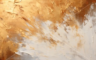 Abstract Art Golden Foil Elegance 8