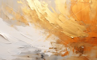 Golden Foil Art Abstract Expressions 11
