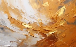 Golden Foil Art Abstract Expressions 13