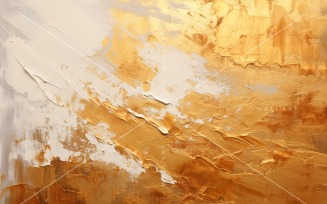 Golden Foil Art Abstract Expressions 8