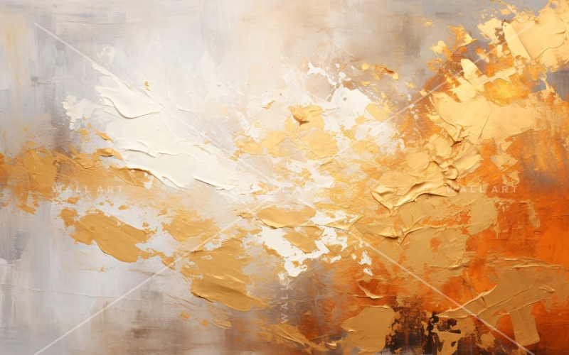 Golden Foil Elegant Wall Art 6 Background