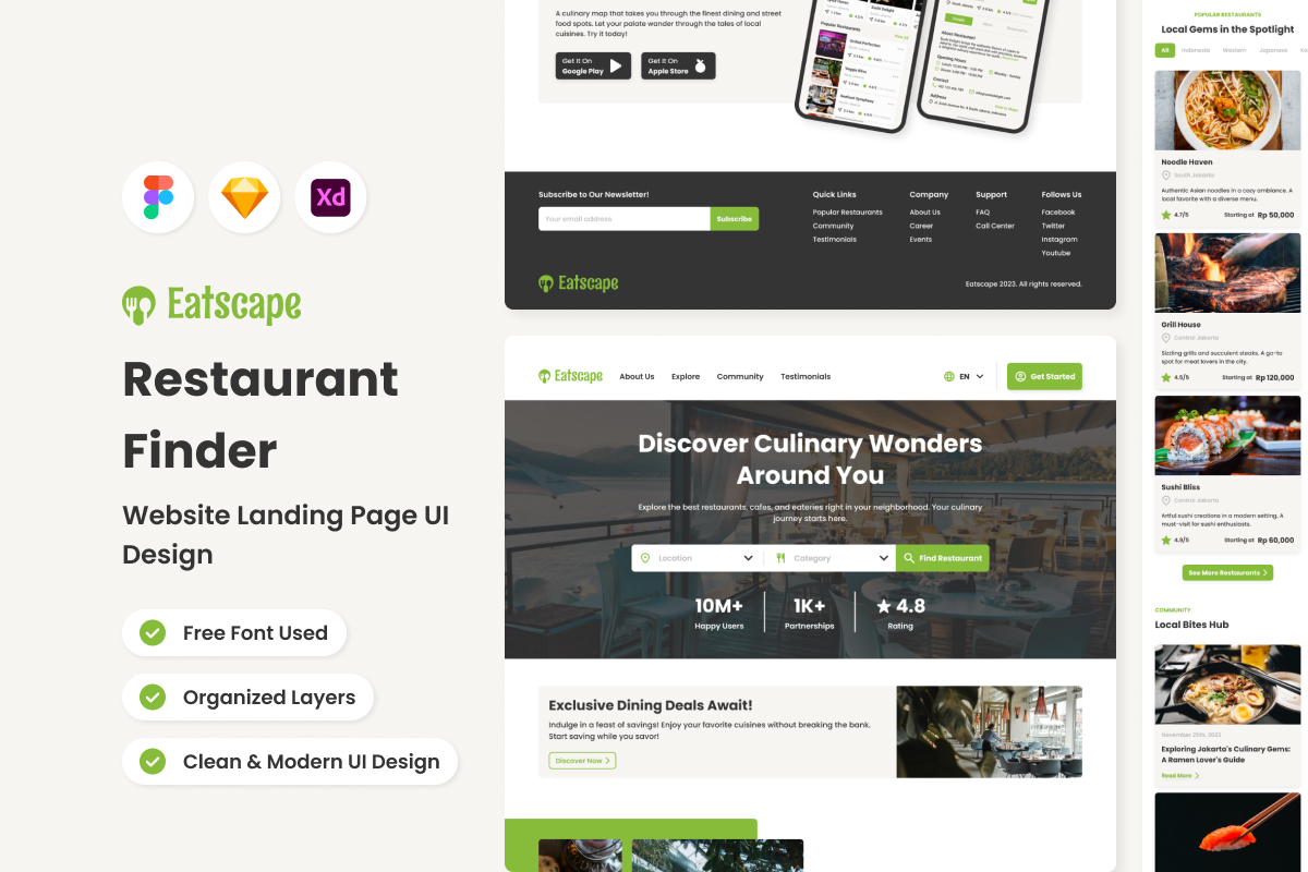 Template #380440 Apps Foods Webdesign Template - Logo template Preview