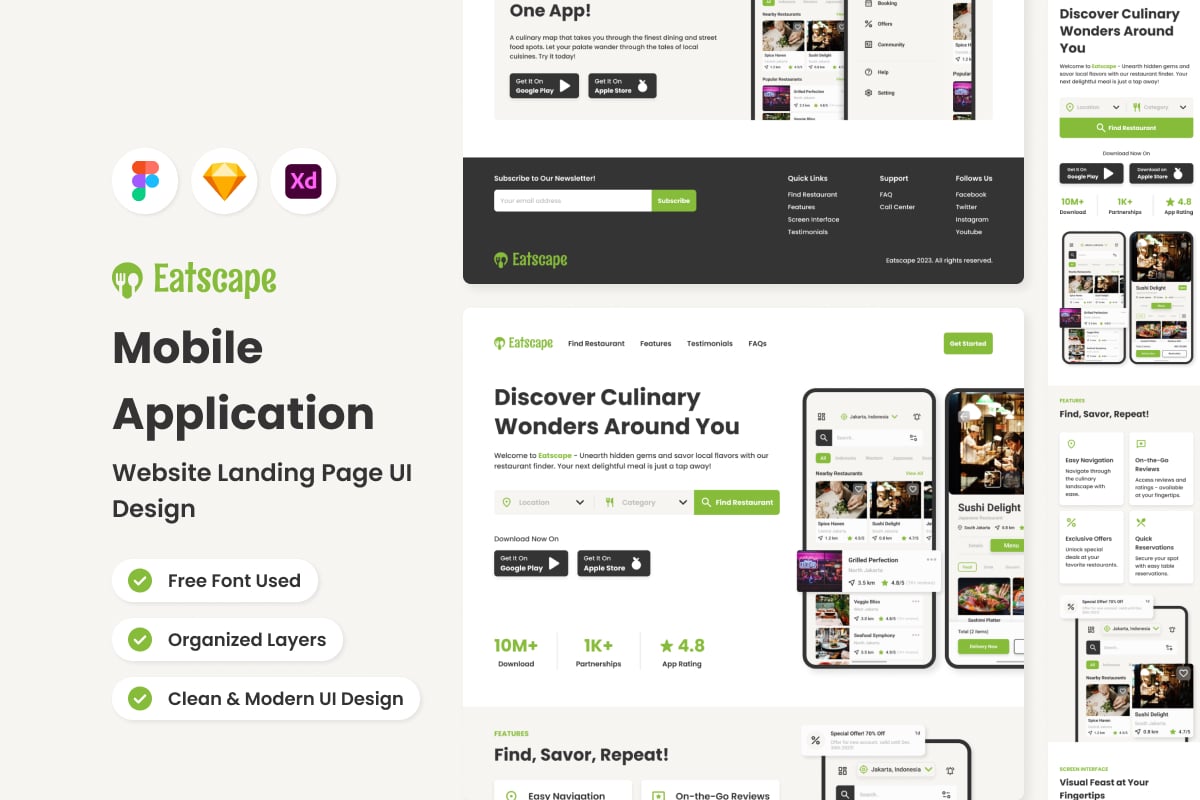 Template #380449 Apps Foods Webdesign Template - Logo template Preview