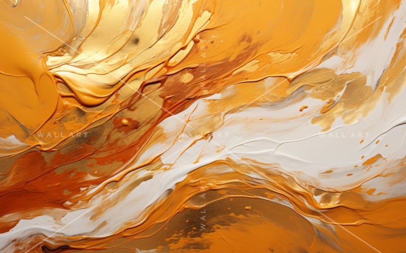 Golden Foil Art Abstract Expressions 16 Background