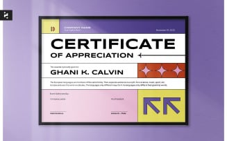 Modern Creative Certificate Template