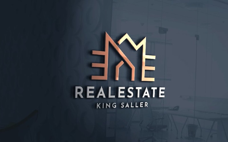 Real Estate King Saller Logo Logo Template