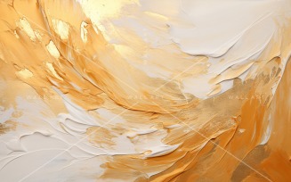 Abstract Art Golden Foil Elegance 22