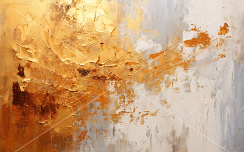 Abstract Art Golden Foil Elegance 26 Background