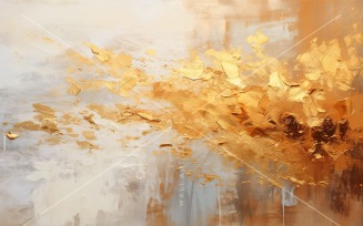 Golden Foil Art Abstract Expressions 24