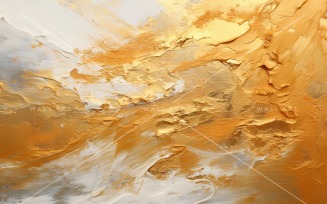 Abstract Art Golden Foil Elegance 28