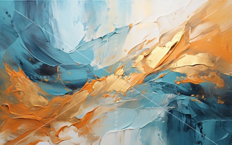 Artistic Wall Decor Golden Foil 34 Background