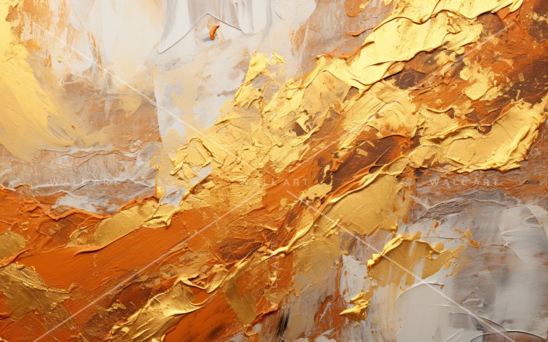 Artistic Wall Decor Golden Foil 38 Background