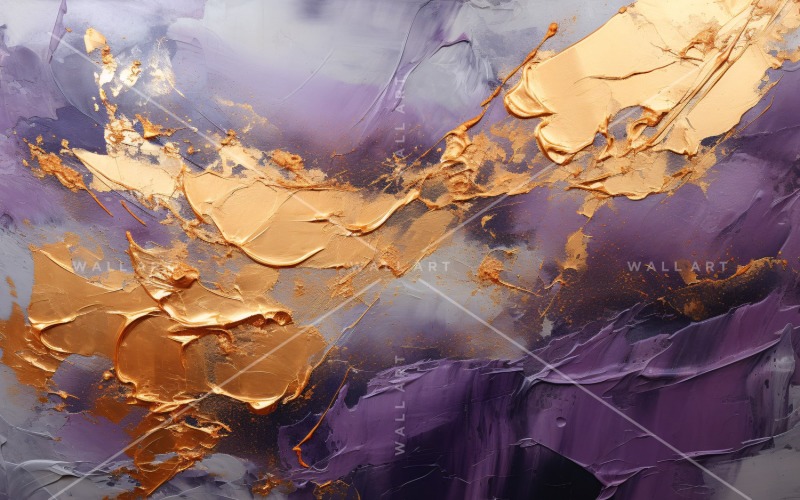 Artistic Wall Decor Golden Foil 40 Background