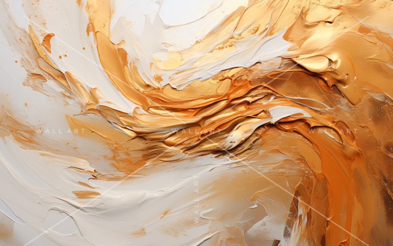 Artistic Wall Decor Golden Foil 43 Background