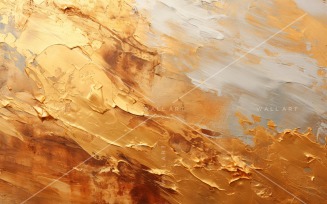 Artistic Wall Decor Golden Foil 46
