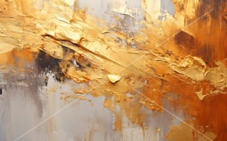 Golden Foil Elegant Wall Art 45