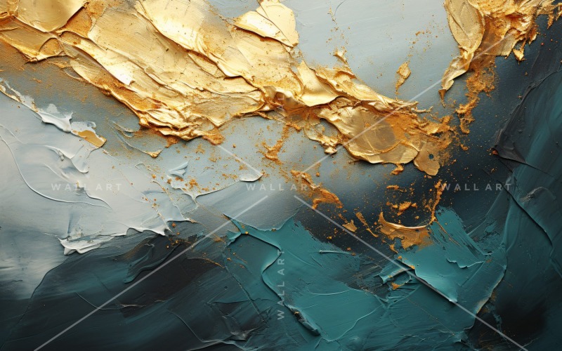 Golden Foil Elegant Wall Art 46 Background
