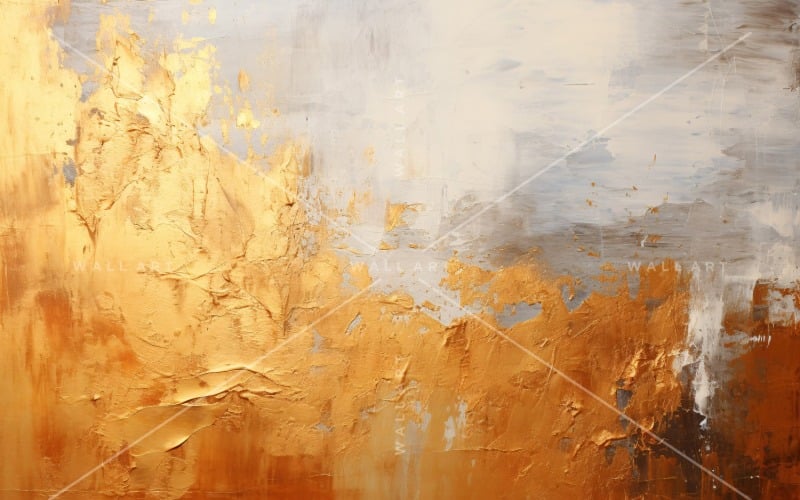 Abstract Art Golden Foil Elegance 55 Background