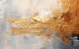 Abstract Art Golden Foil Elegance 56