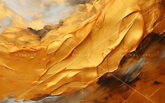Golden Foil Art Abstract Expressions 60
