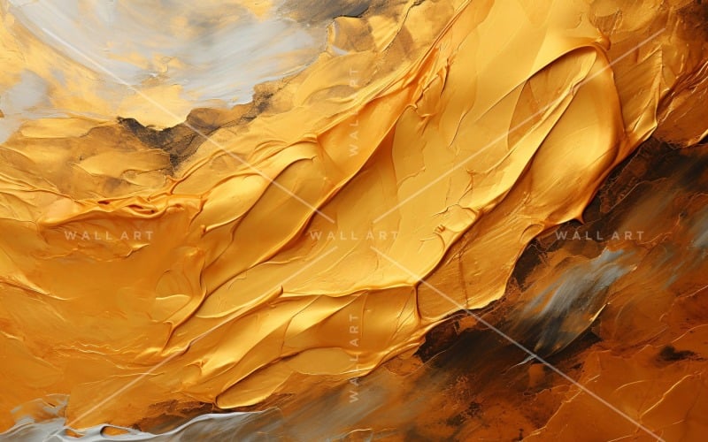 Golden Foil Art Abstract Expressions 60 Background