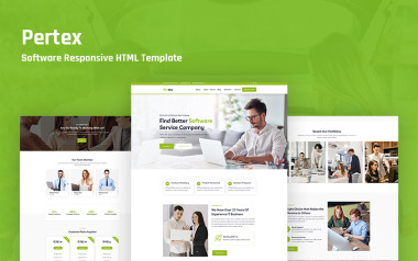 Pertex – Software Responsive Website Template #231826
