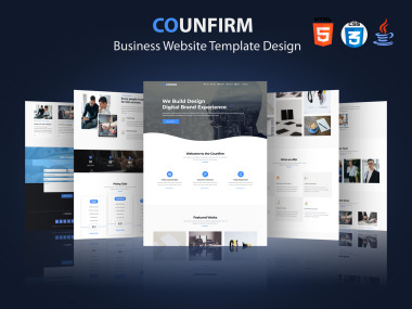 Counfirm - Best Business and Multipurpose Bootstrap Website Template ...