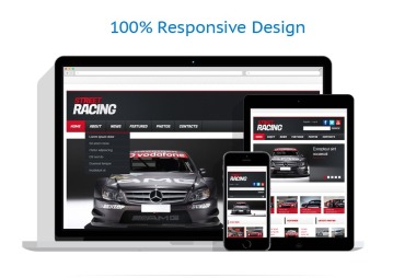 Car Racing Responsive Website Template #42121