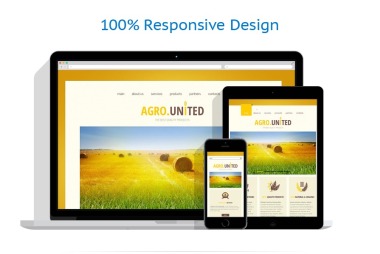 Agriculture Responsive Website Template #43793