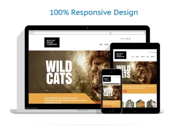 Wild Life Responsive Website Template #47932