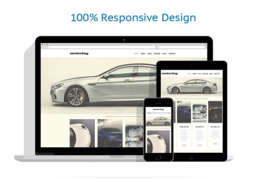 Car Club Responsive Website Template #50717