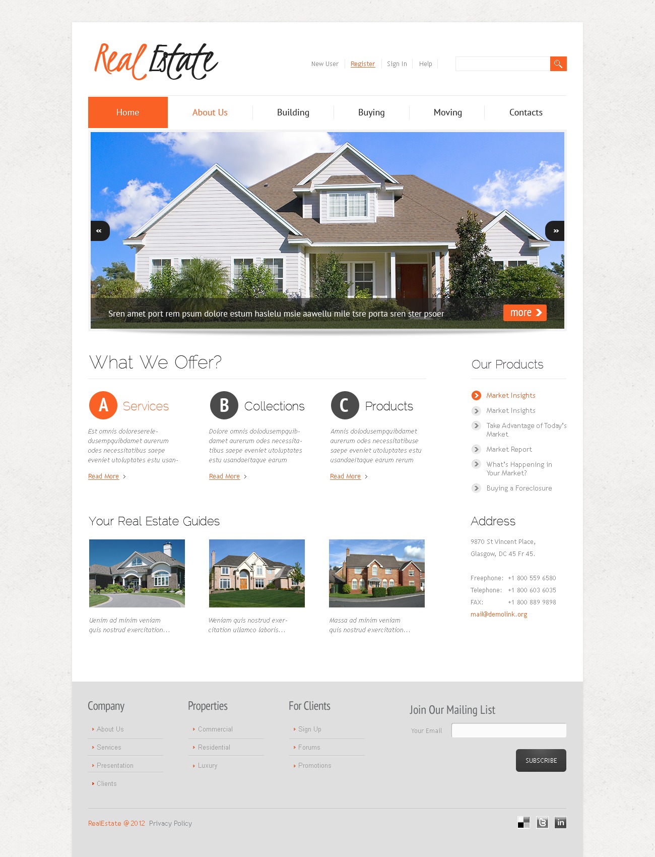 Real Estate Joomla Template 38146