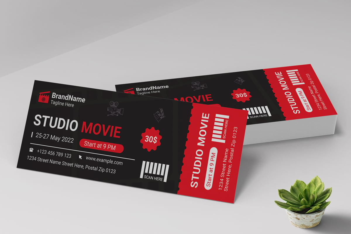 Kit Graphique #381061 Movietickets Cinemaexperience Divers Modles Web - Logo template Preview