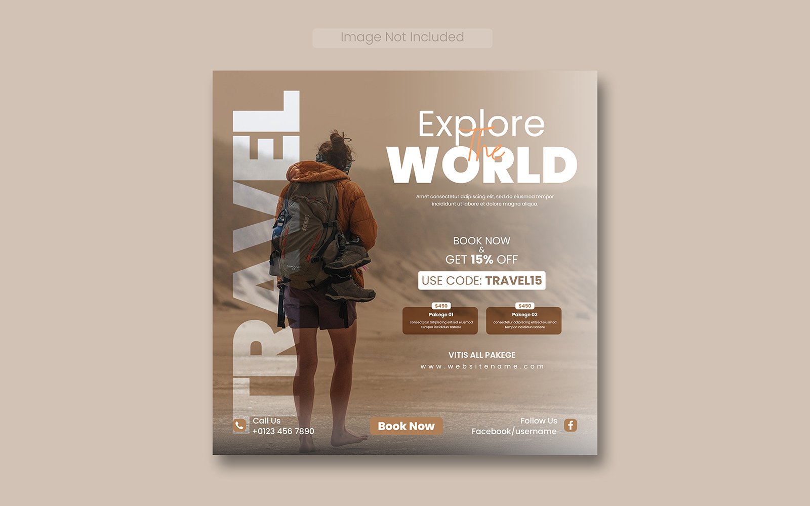 Template #381086 Promotion Travel Webdesign Template - Logo template Preview