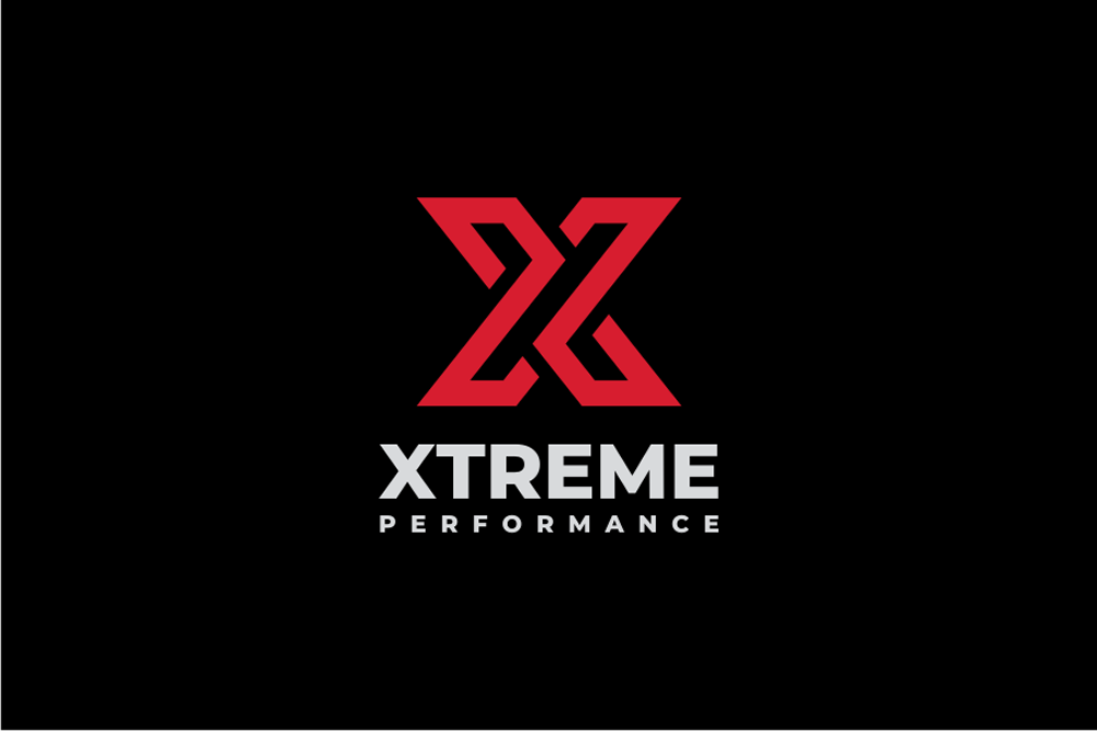 Xtreme  Letter X vector logo design template