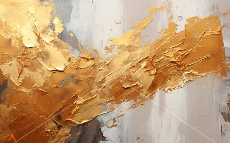 Artistic Wall Decor Golden Foil 61 Background