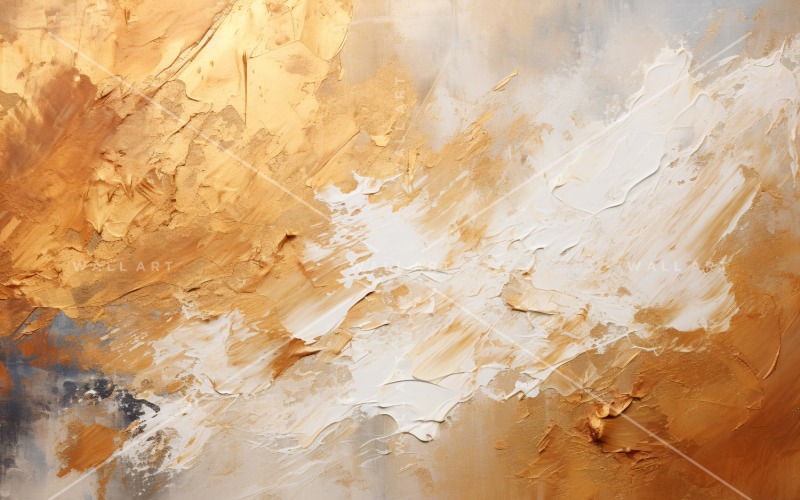 Golden Foil Art Abstract Expressions 68 Background