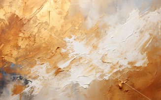 Golden Foil Art Abstract Expressions 68