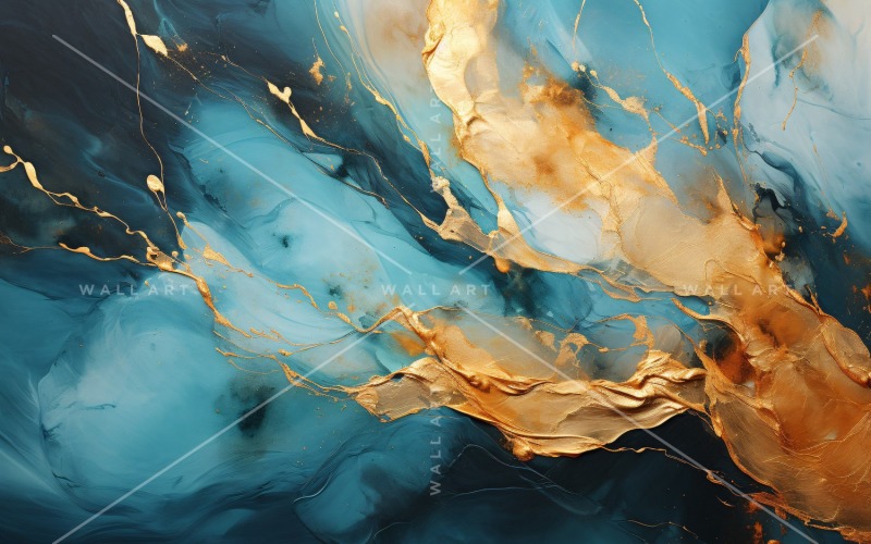 Abstract Art Golden Foil Elegance 70 Background