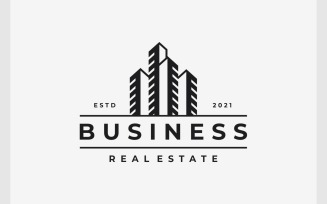 Building Apartment Property Real Estate Logo