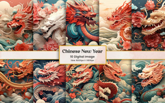 Chinese New Year Colorful Background