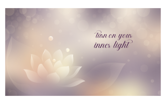 Inspirational Background 14400x8100px With Message About Inner Light