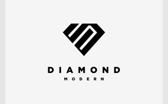 Letter S Diamond Jewelry Logo