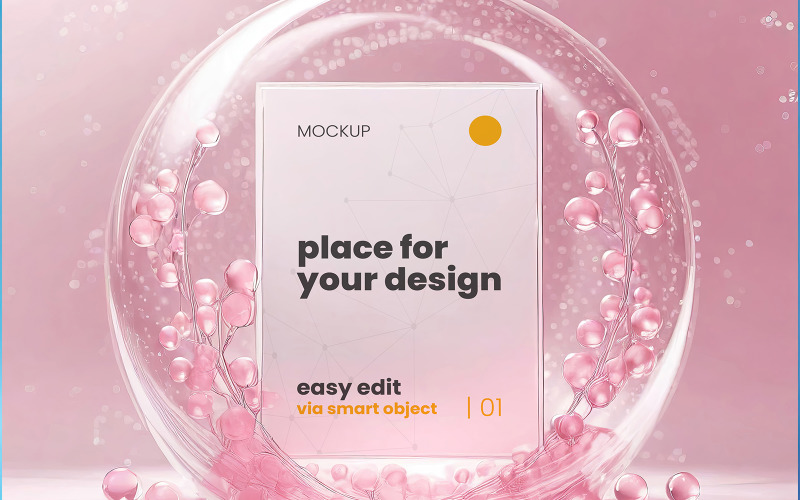 Magical Pink Frames Mockups Product Mockup