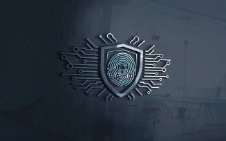 Security Software Business Logo Template Vector